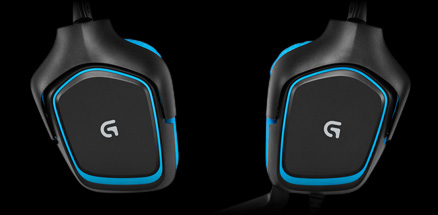G430 earpieces swiveled 90 degrees