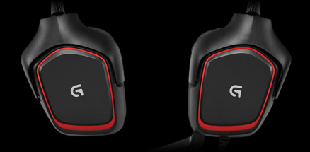 G230 earpieces swiveled 90 degrees