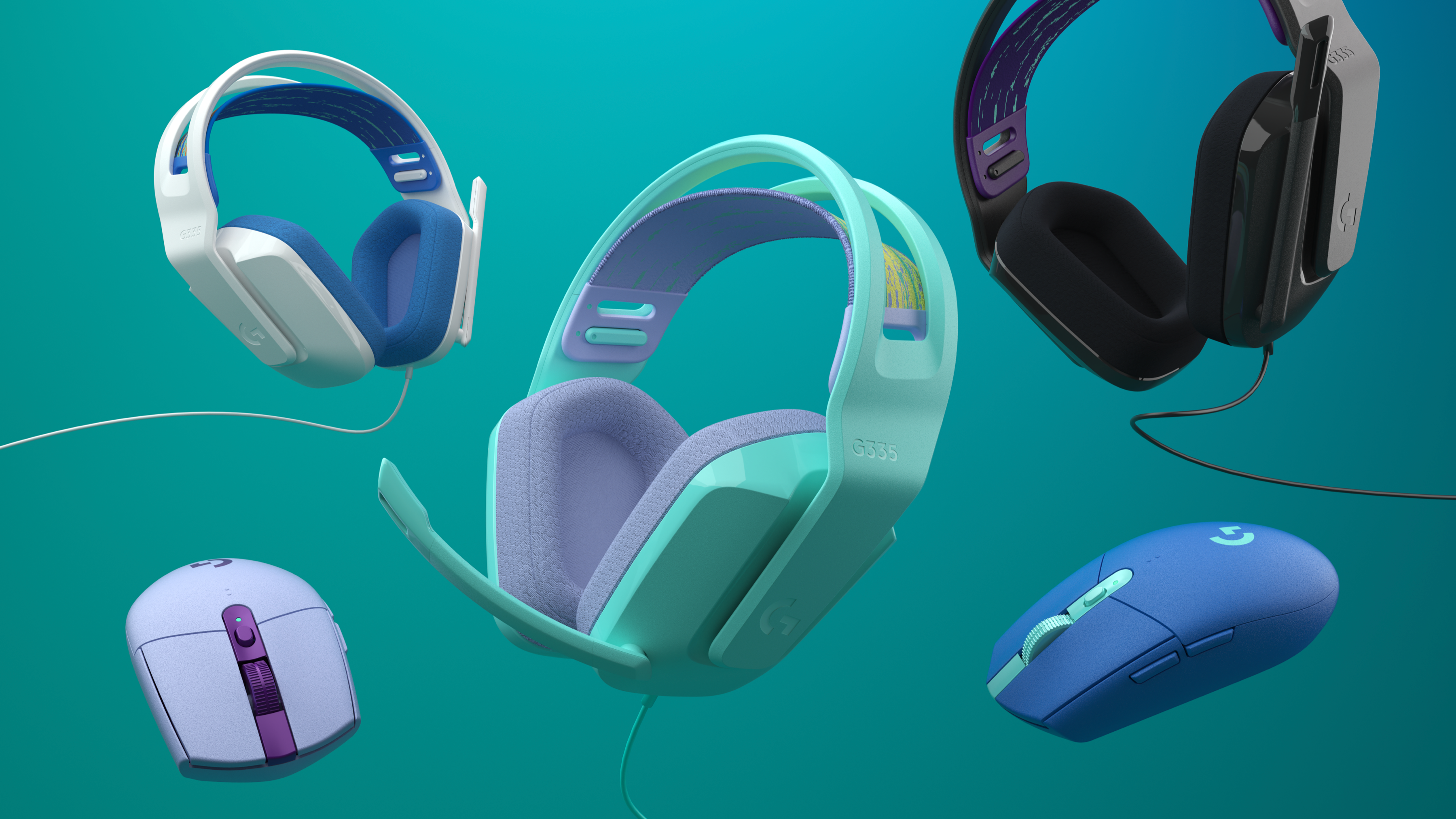 （エメラルド様）　Logitech G331 とc920s Logitech G331 7.1 Gaming Headphones - Noise Cancelling