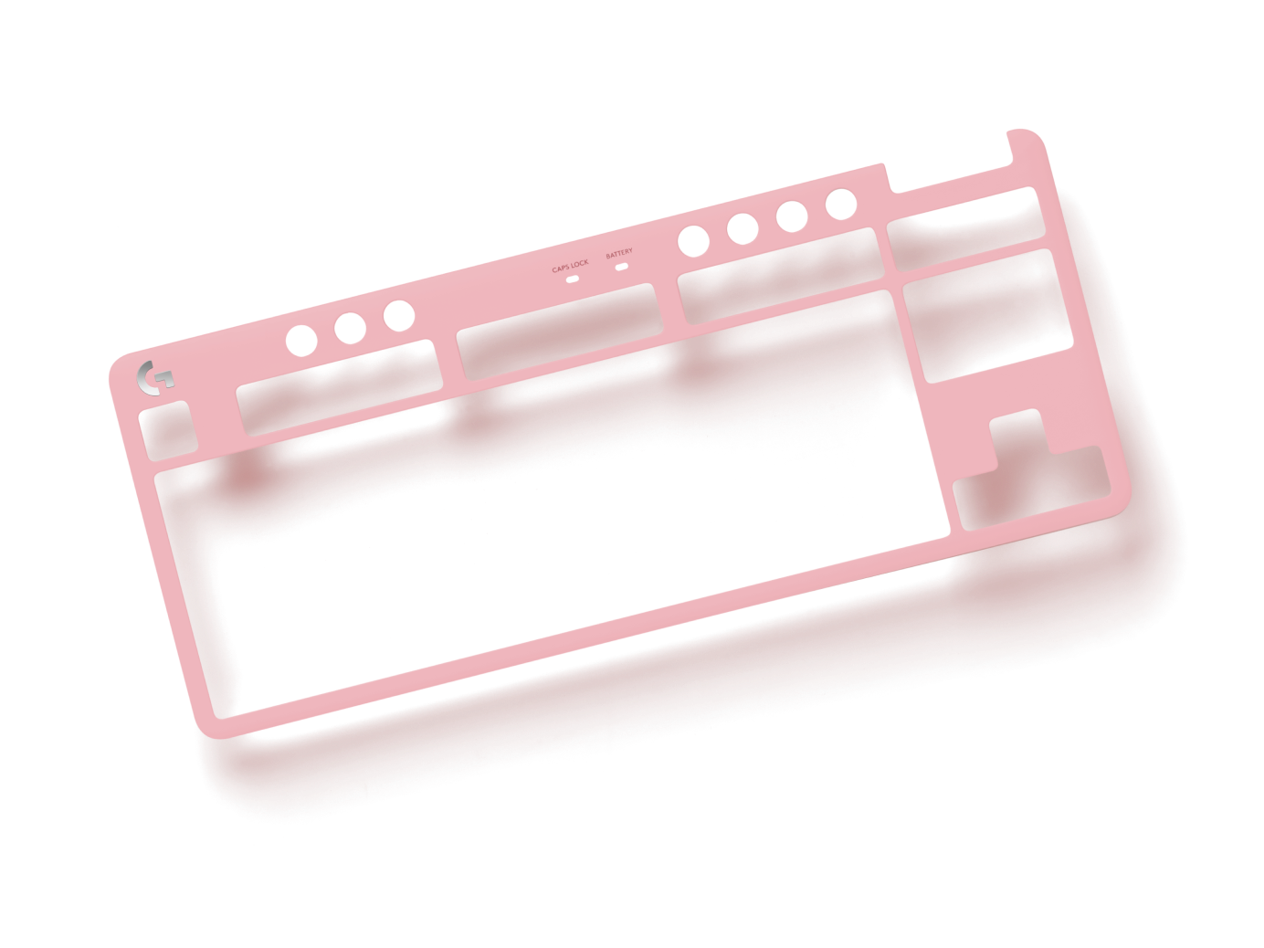 Logicool G715 リニア ピンクキーキャップ トッププレート Top Plate Aurora Collection top plate for G715 Keyboard