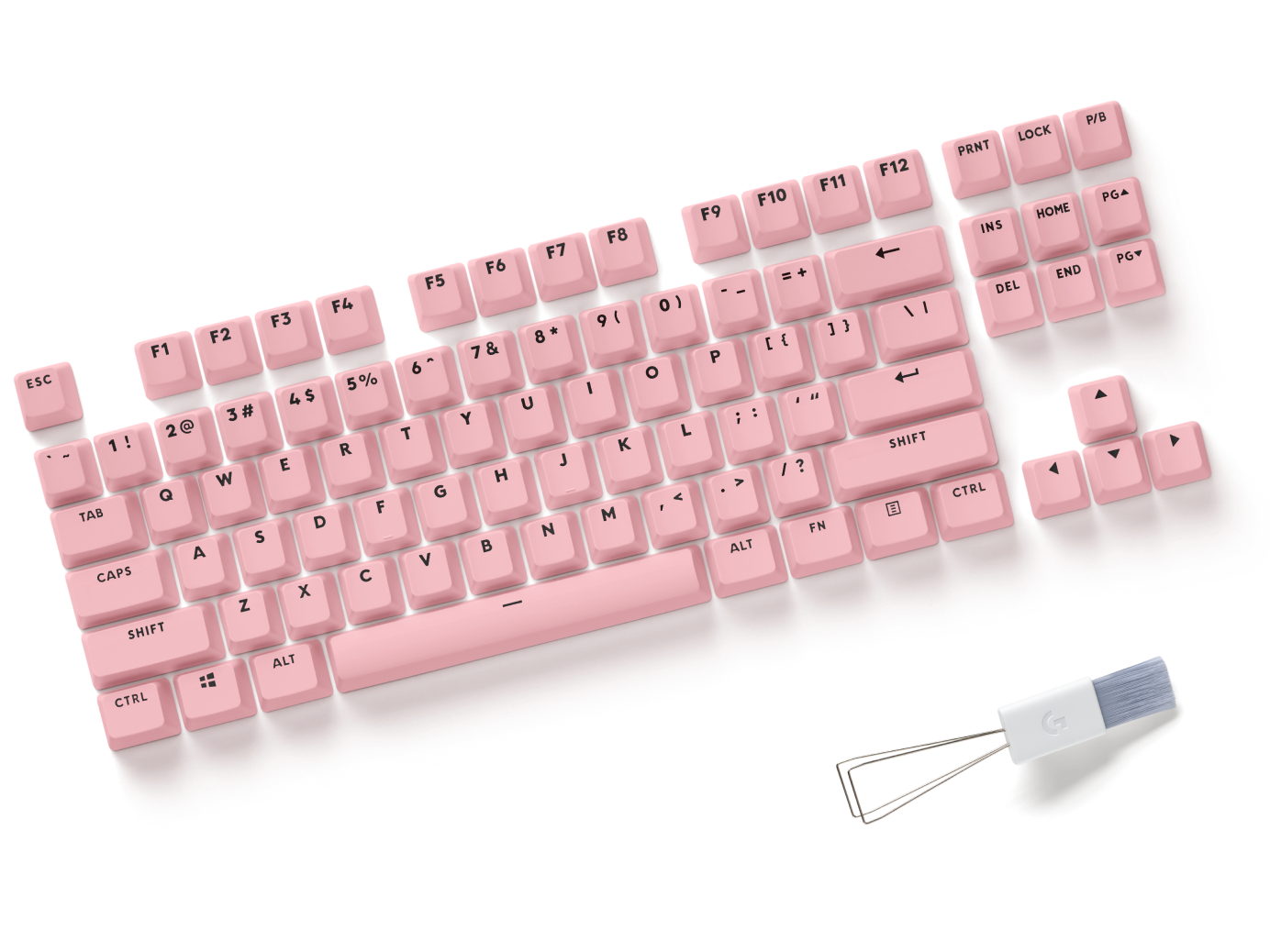 Logicool G715 リニア ピンクキーキャップ トッププレート Key Caps Aurora Collection key caps for G715 and G713 Keyboards