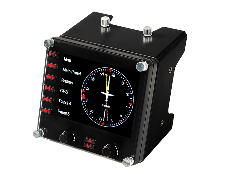 FLIGHT INSTRUMENT PANELフライト・インストルメントパネル Logitech G Flight Simulator Aircraft Instrument Panel