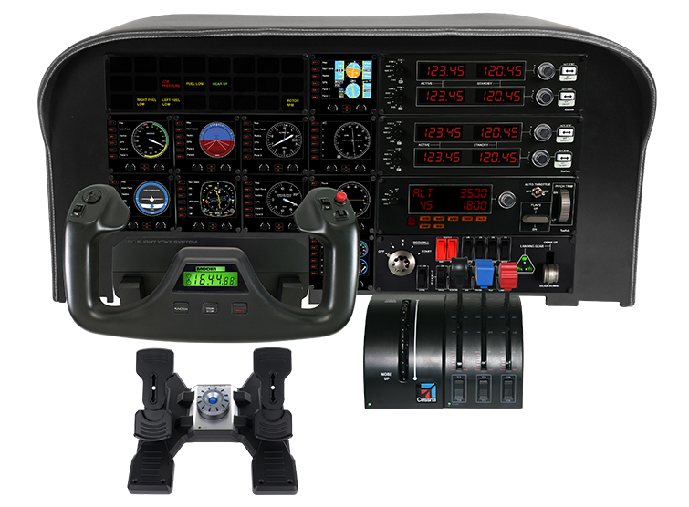 Painel de Instrumentos de Aeronave para Simulador de Voo | Logitech G