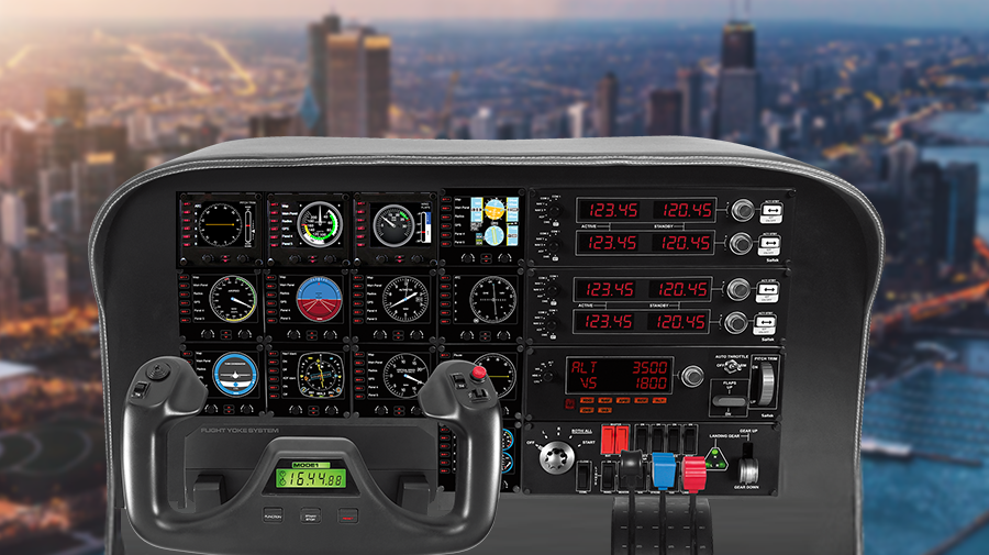 Flight Simulator Cockpit Radio Panel | Logitech G