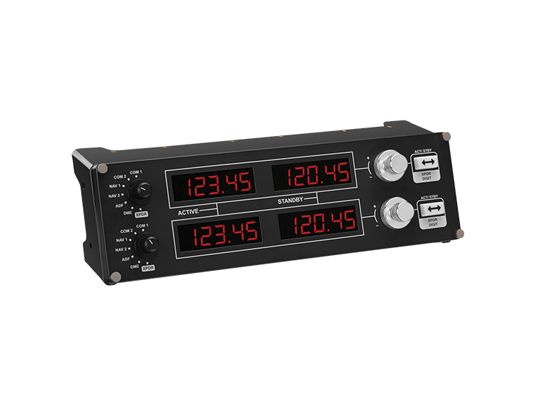 ロジクール　フライトコントローラー　FLIGHT RADIO PANEL Amazon.com: Logitech G USB G Pro Flight Radio Panel : Video