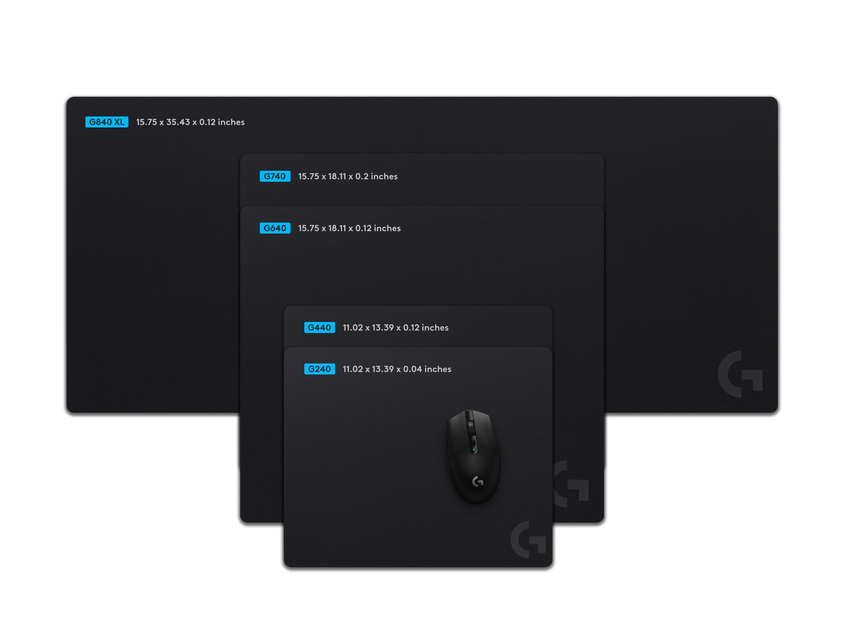 G440 Hard Gaming Mouse Pad | Logitech G