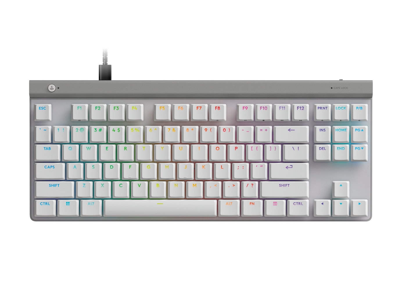 Logicool G515 TKL タクタイル ホワイト G515 TKL Wired Gaming Keyboard | Logitech G