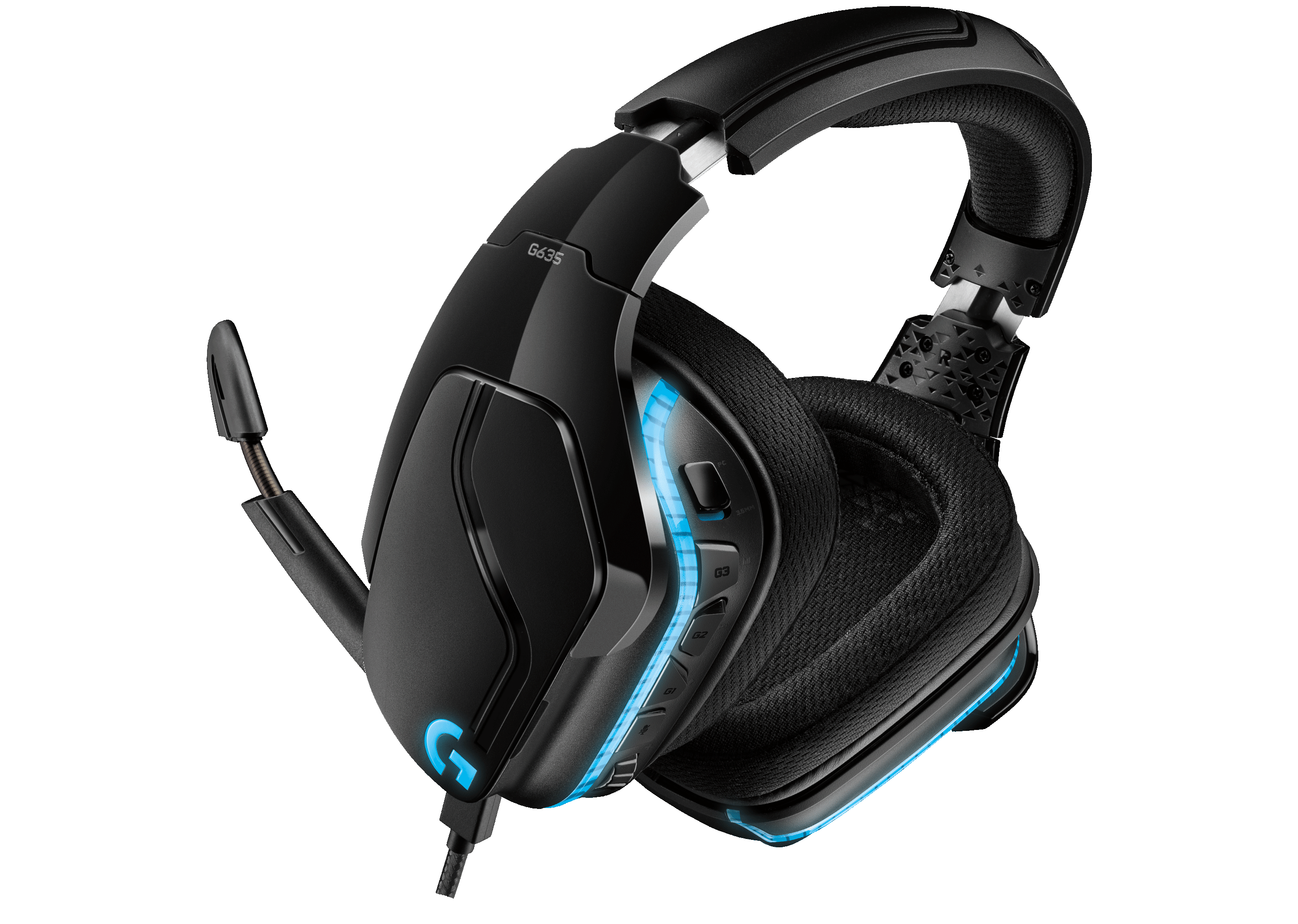 Logitech G635 7 1 Lightsync Gaming Headset