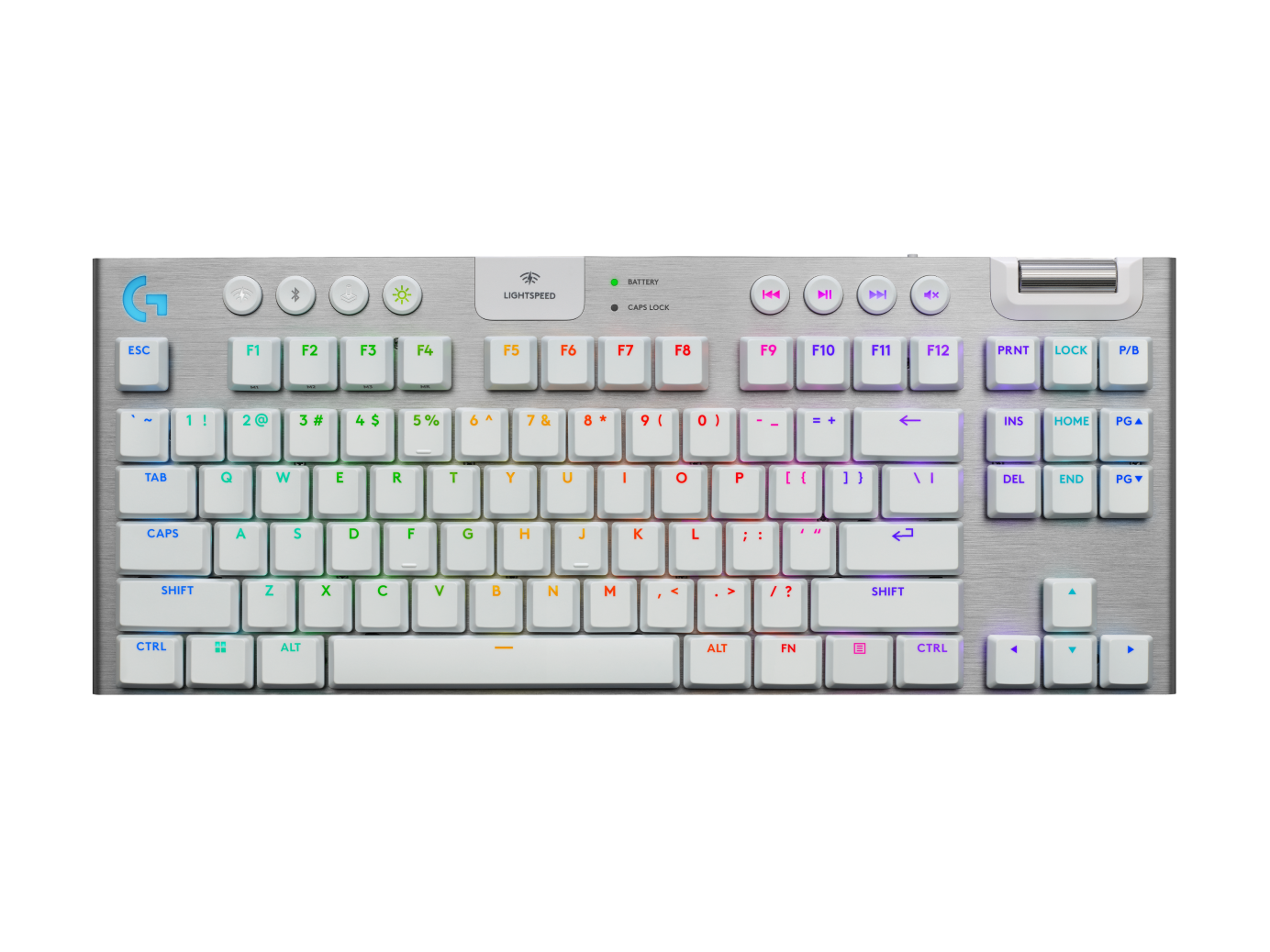 G915 X TKL タクタイル ホワイト G915 X TKL Wireless RGB Gaming Keyboard | Logitech G
