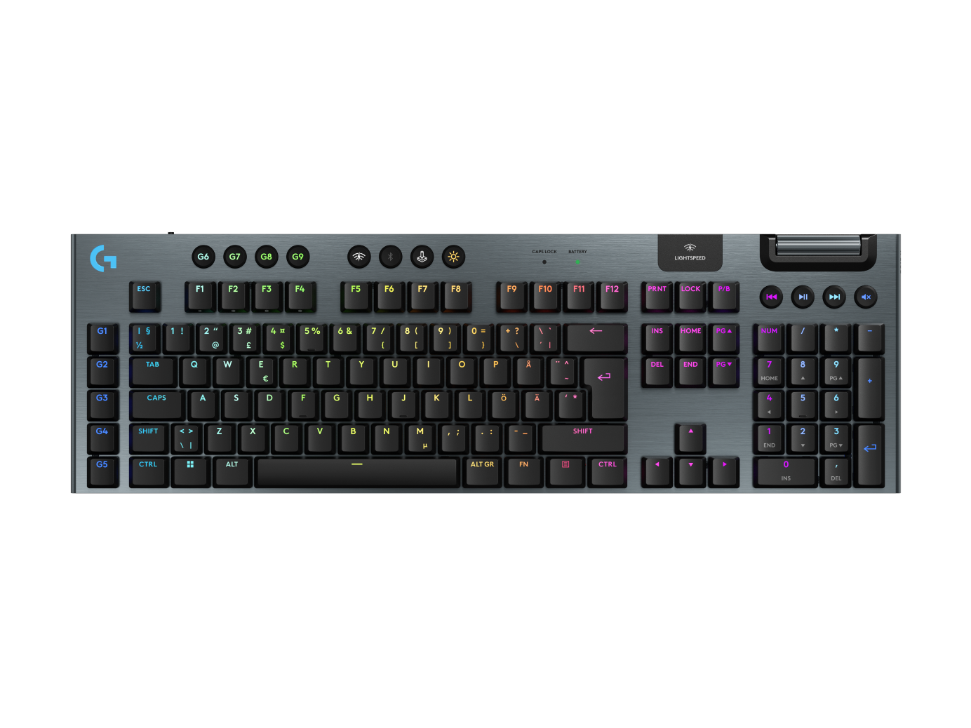 G915 X LIGHTSPEED Low-Profile Wireless Gaming Keyboard | Logitech G