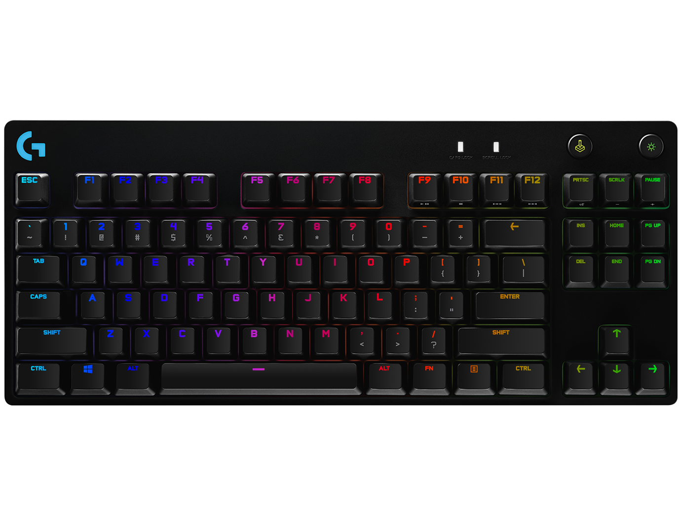 Teclado Mecanico Para Gaming Logitech G Pro X Con Interruptores Intercambiables