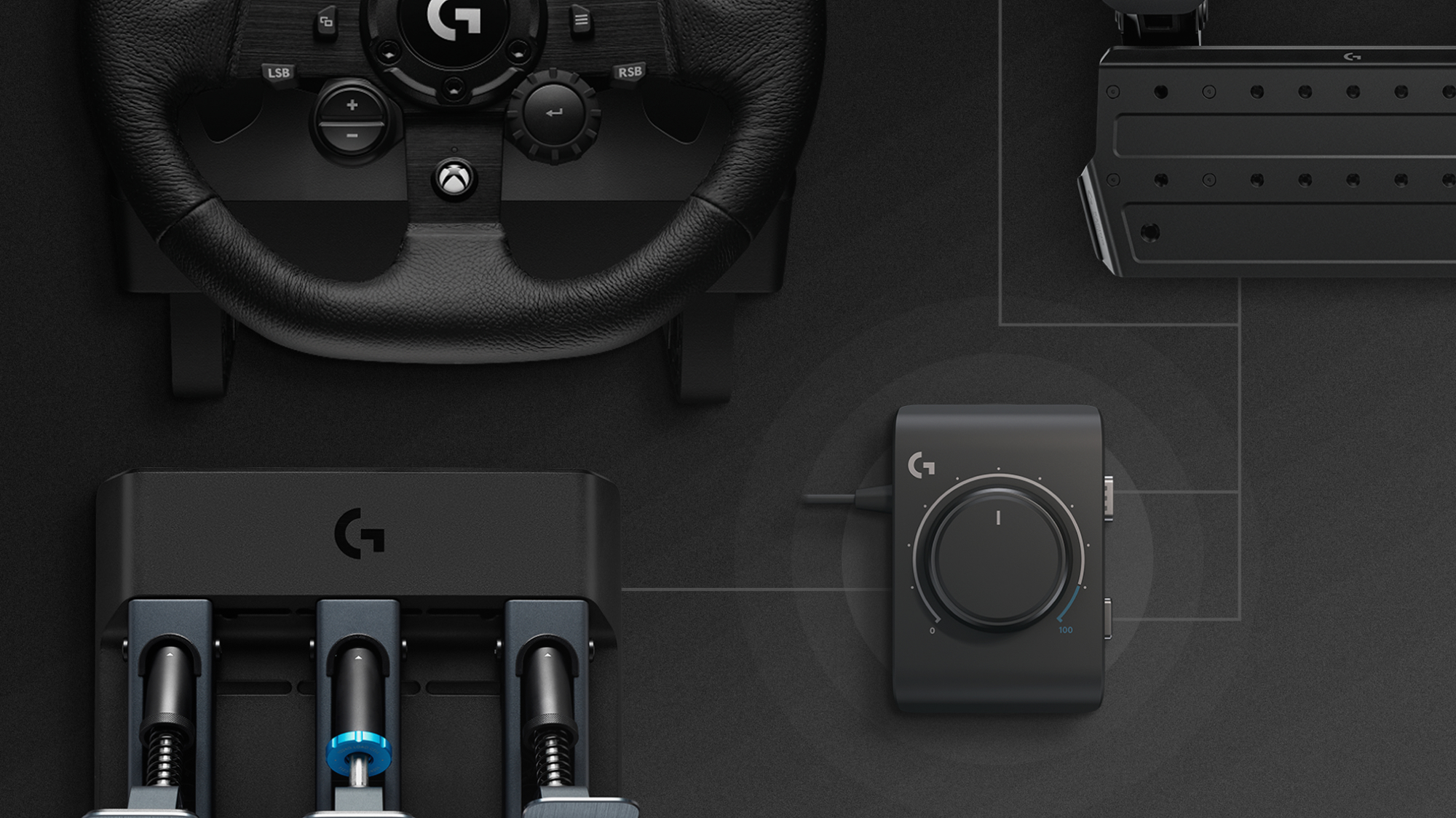 Logitech G Racing Adapter Mix and Match Wheel Pedals