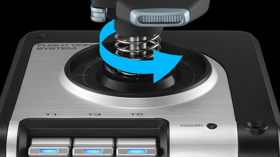 Logitech G X52 Flight and Space Simulator Throttle and Stick