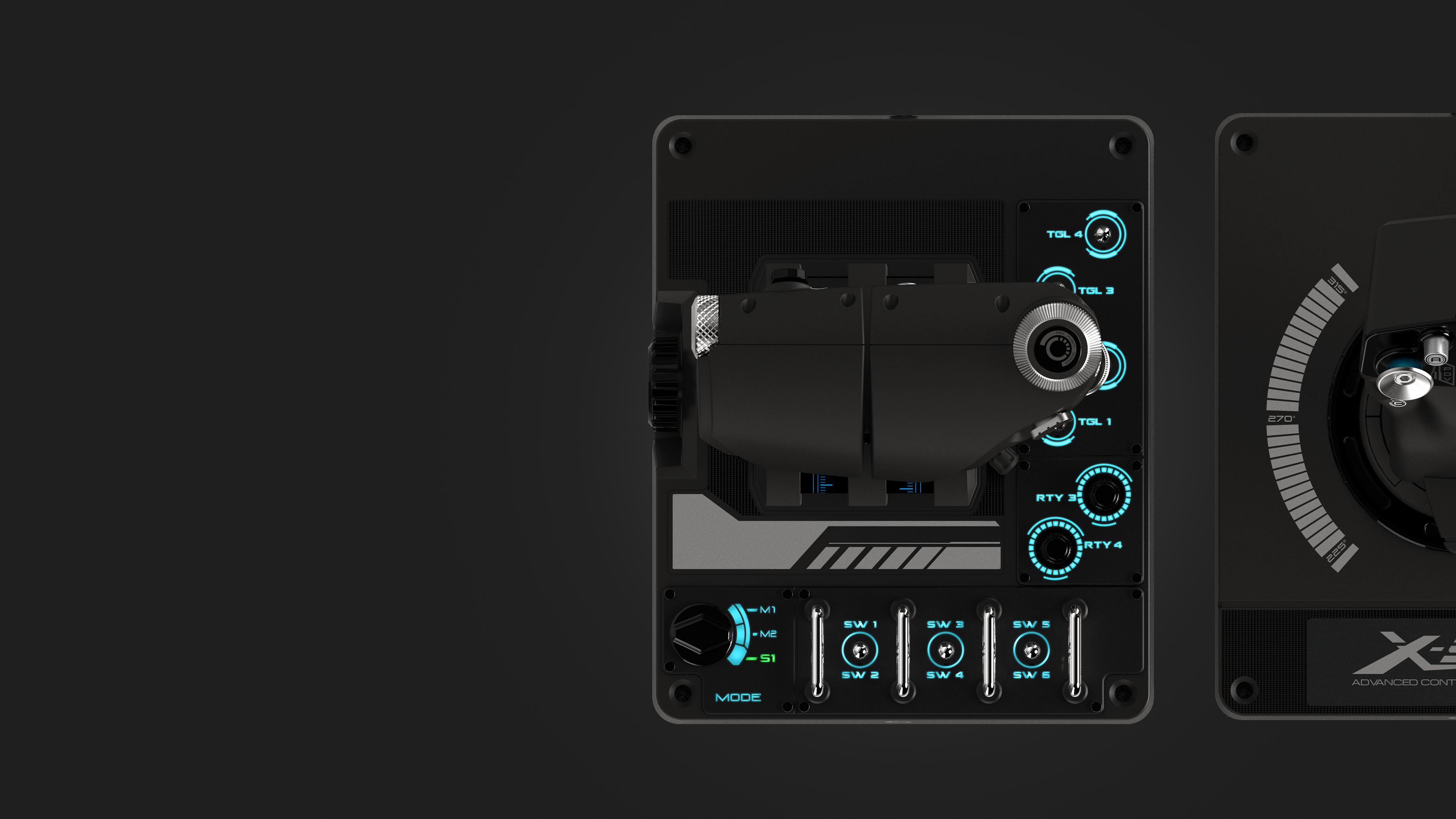 Logitech G X56 VR Simulator Compatible HOTAS Joystick