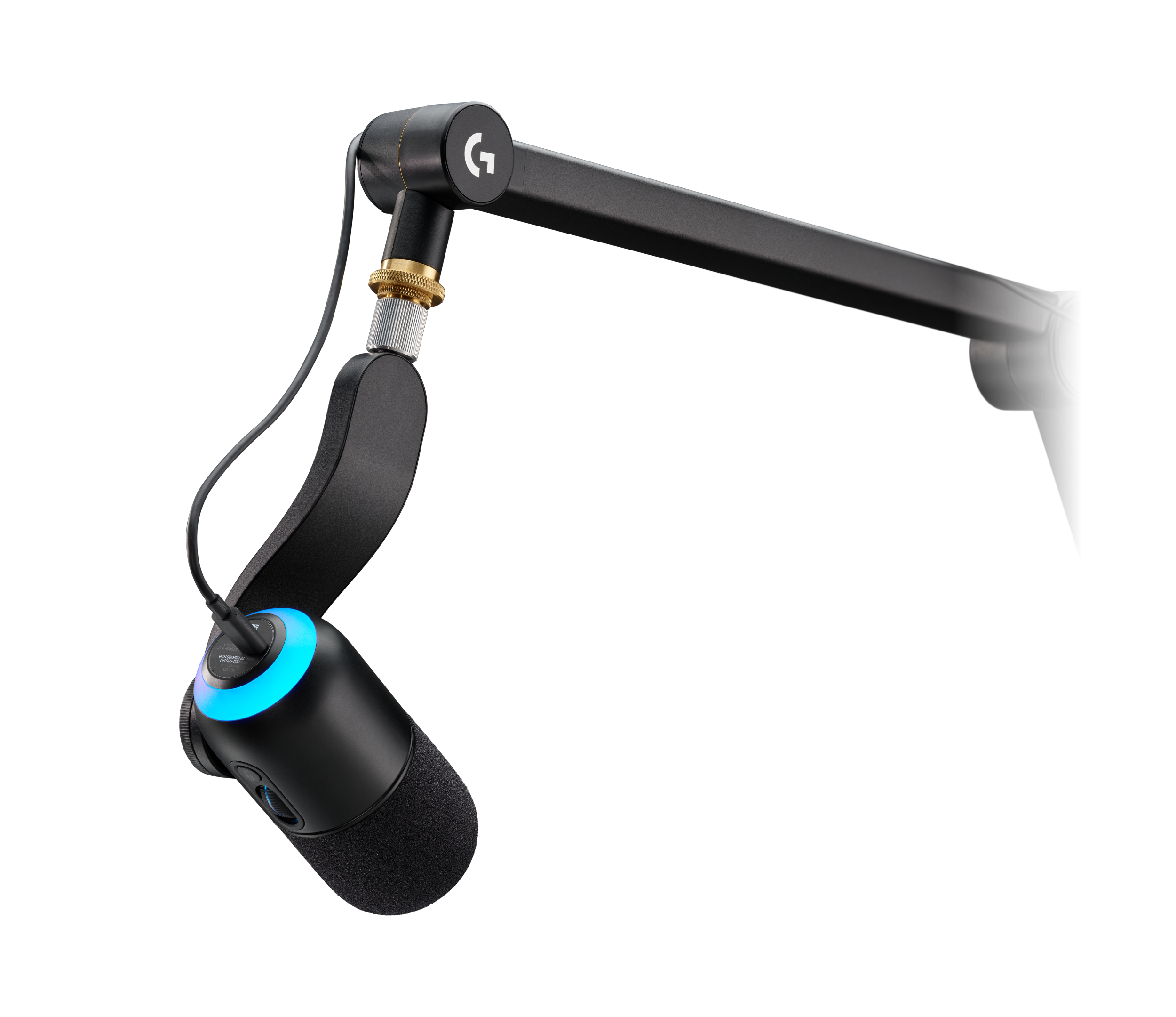 ロジクール　Logicool G Blue YETICASTER Yeticaster GX RGB Gaming Microphone with Boom Arm | Logitech G